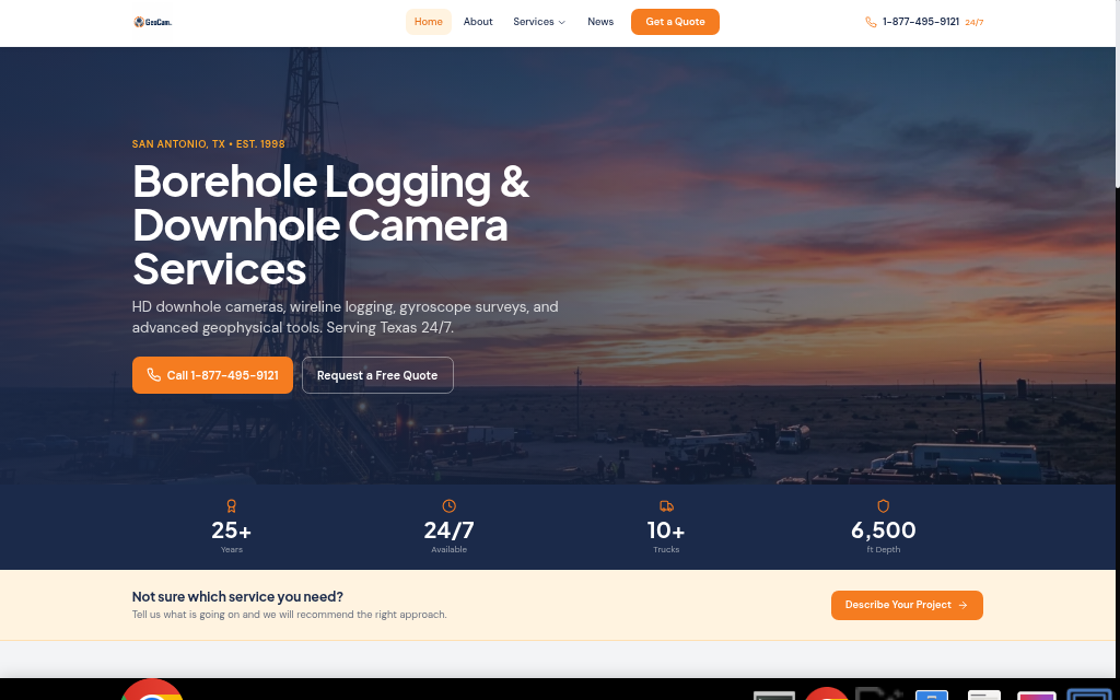 Geocam Inc website