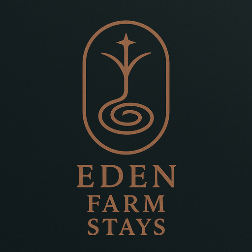 Eden Farm Stays sacred geometric logo
