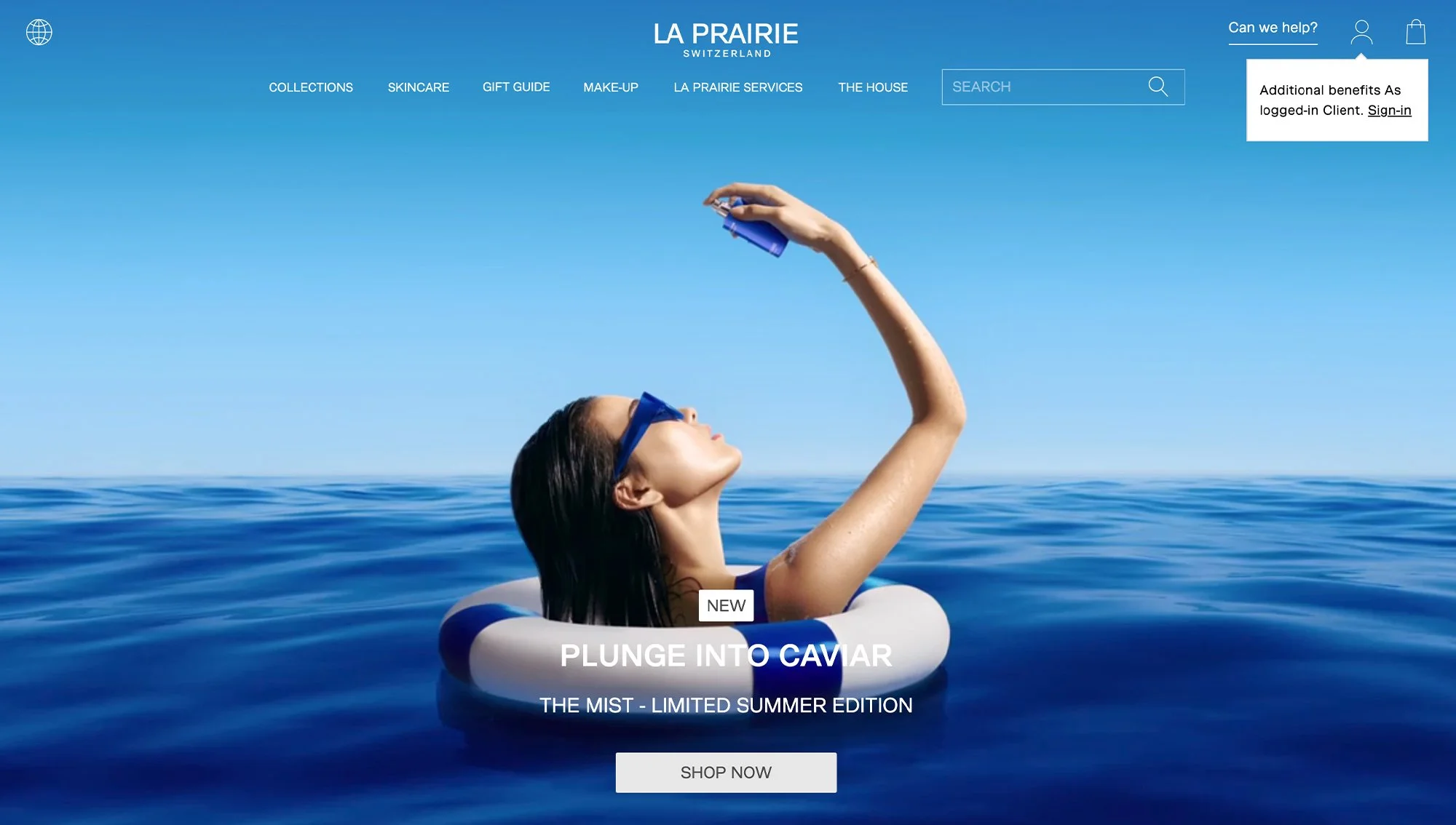 Mẫu website Glow Skin - Mỹ phẩm