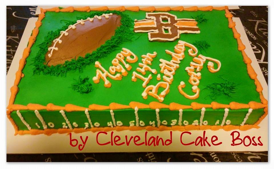 Cleveland Browns Themed Cake