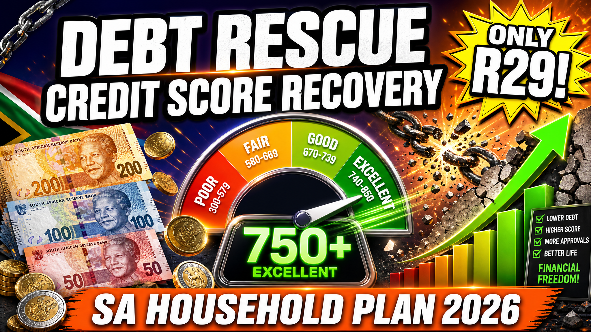 SA Household Debt Rescue & Credit Score Recovery Plan 2026