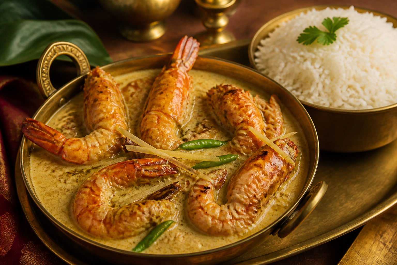 Bengali Chingri Malai Curry