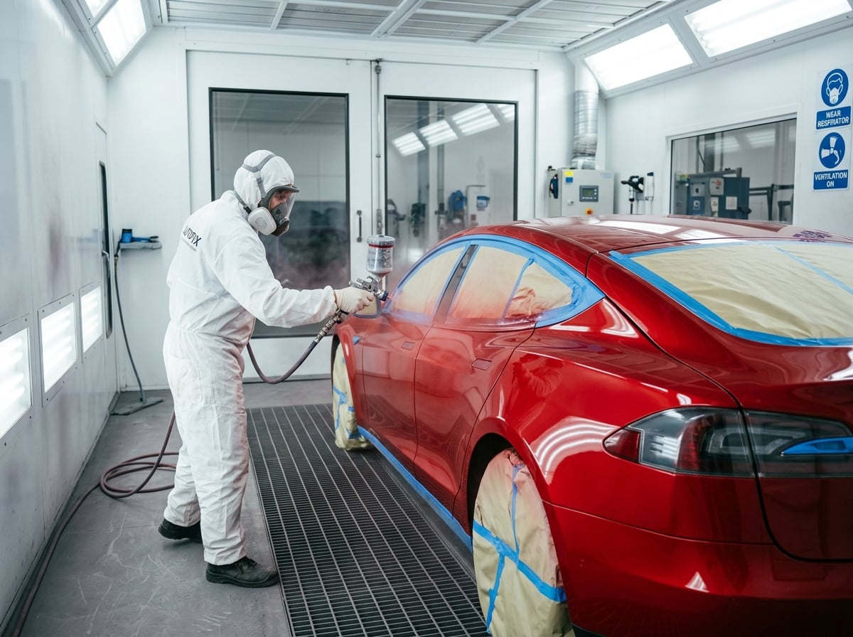 Paint Work service at Vans Performance LTD