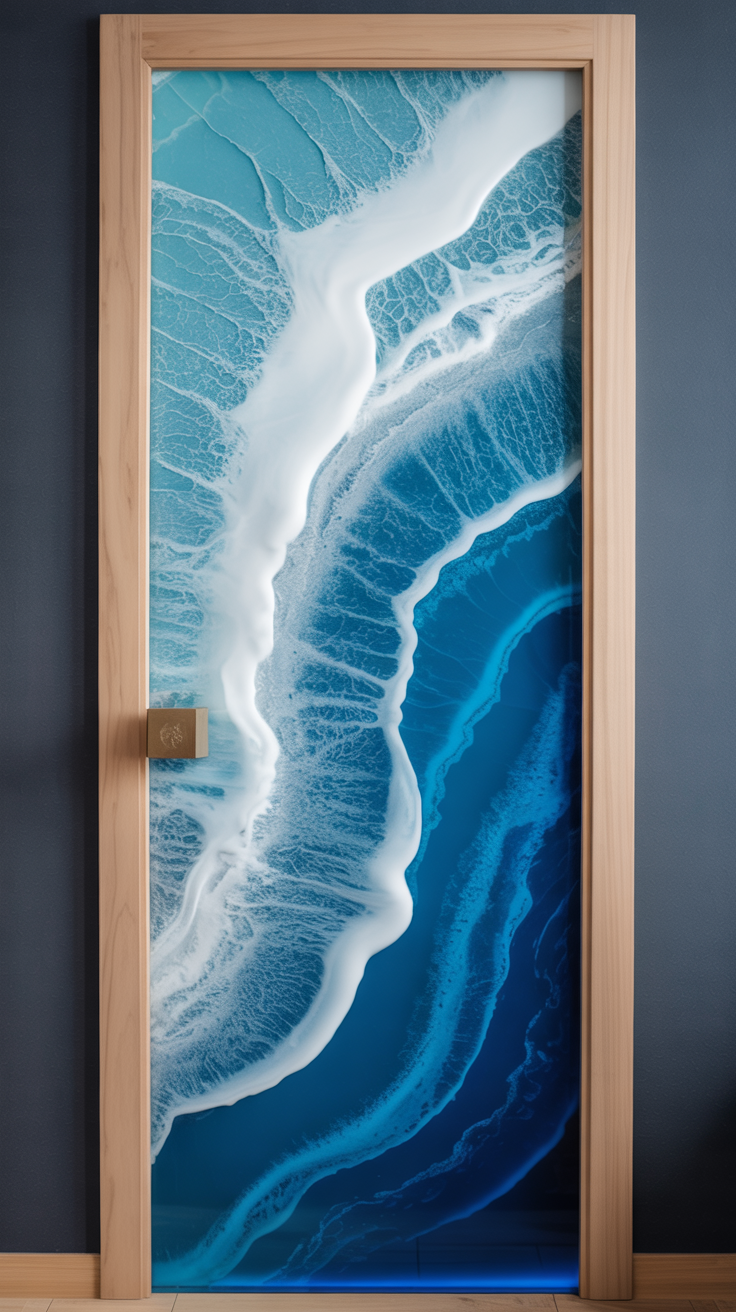 Blue Wave Interior Door