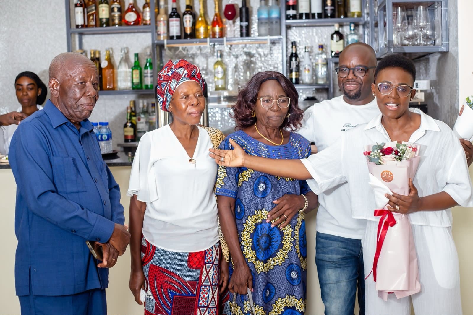 Família no bar