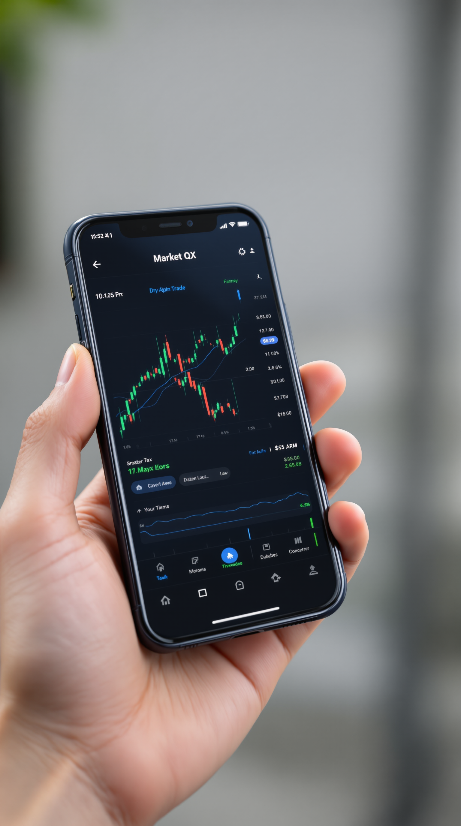 Market QX Pro Mobile App
