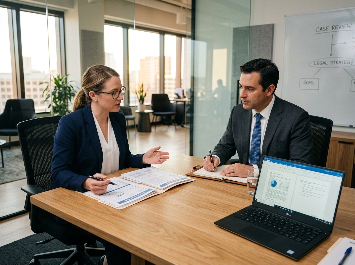 Professional medical-legal partnership consultation