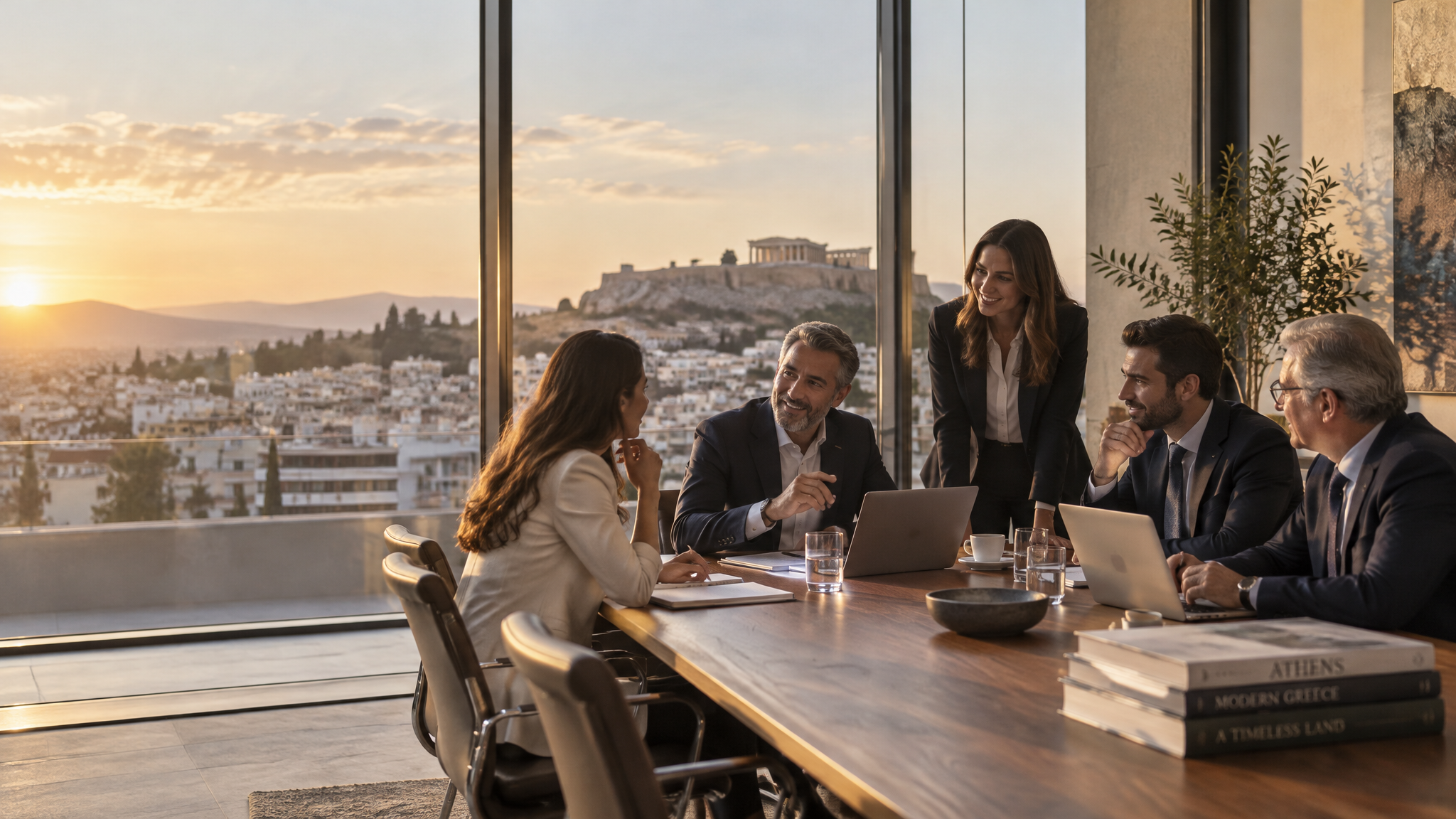 Modern corporate office