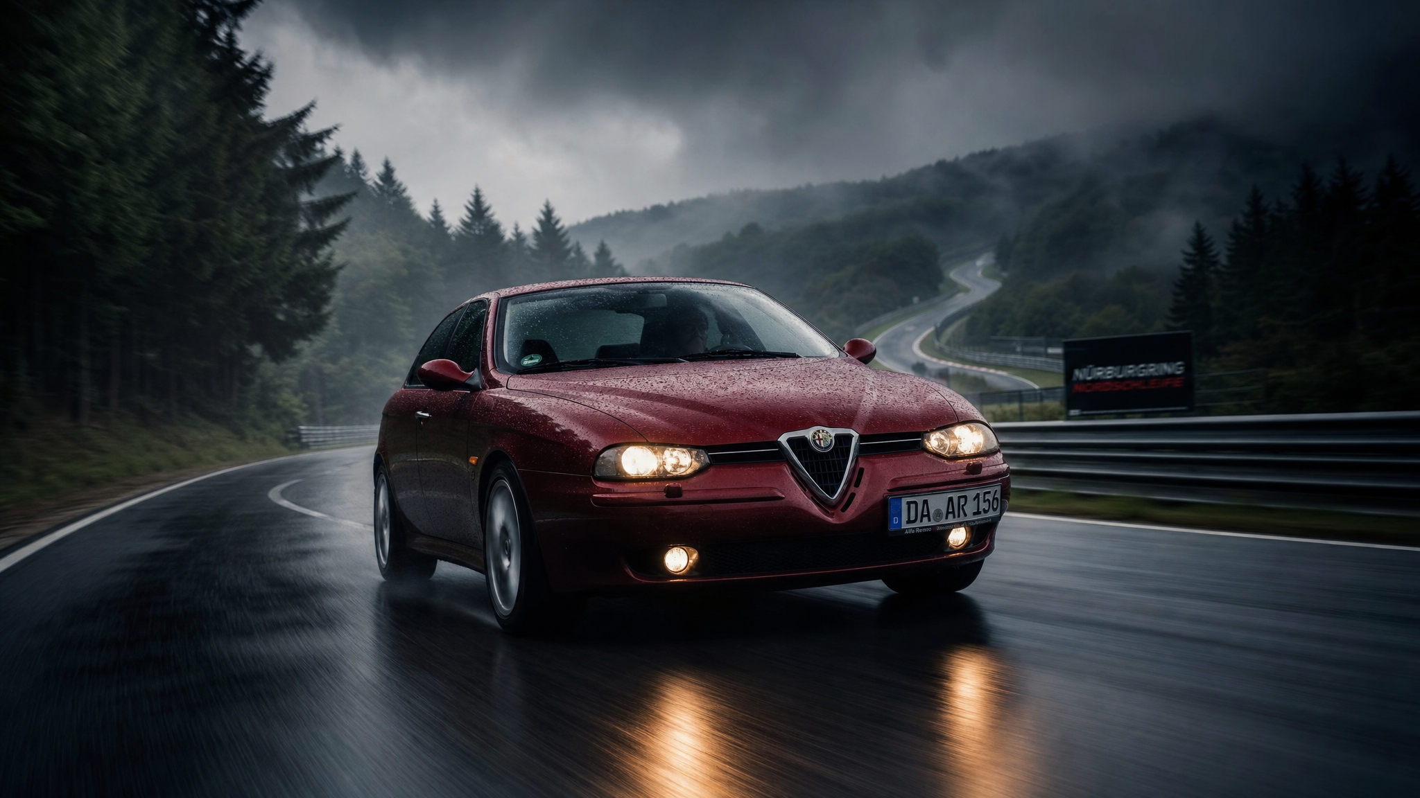 Youngtimer Challenge at the Nürburgring: Alfa Romeo 156 2.5 V6 vs Audi A4 2.8 V6 Quattro