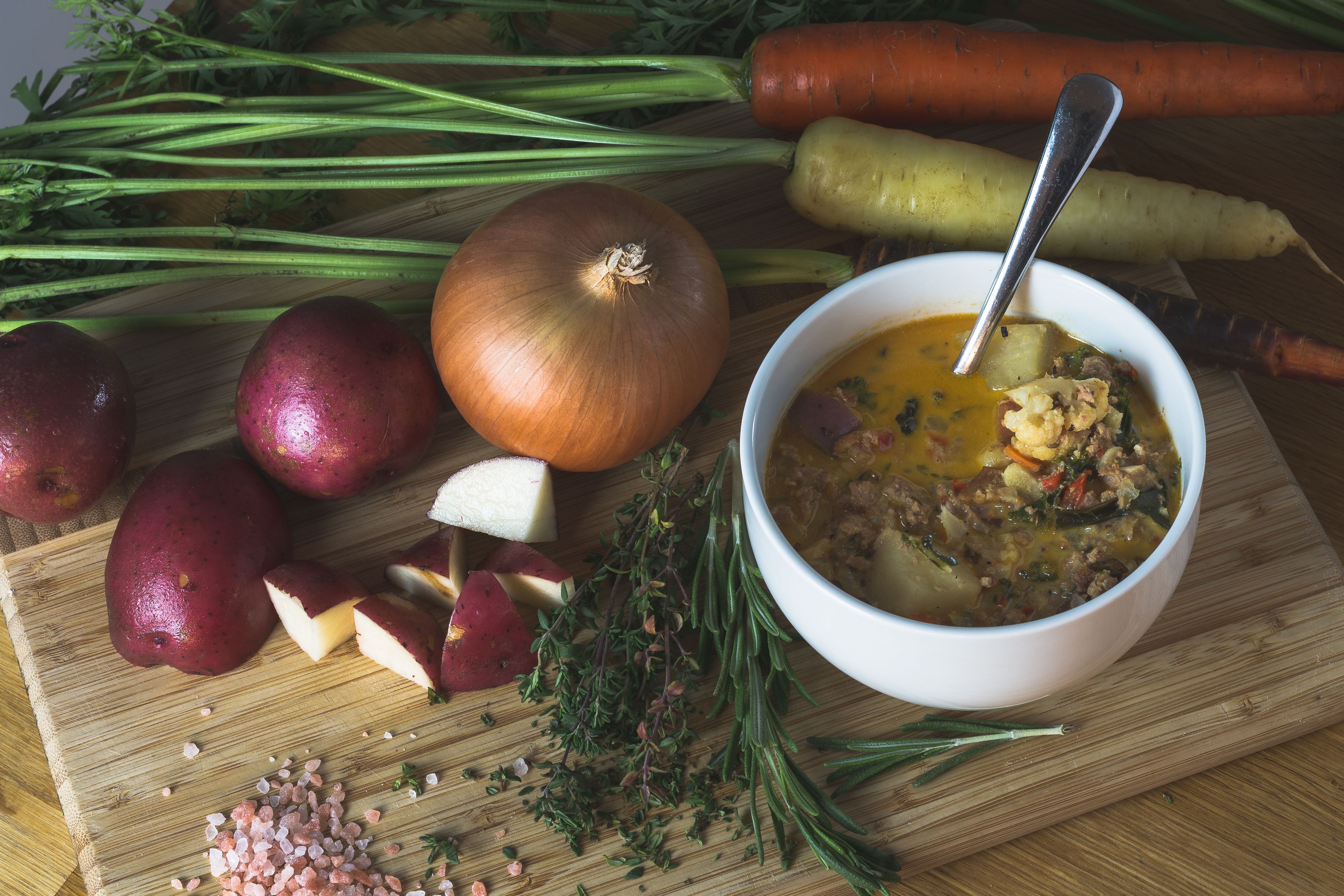 British Vegetable & Barley Soup