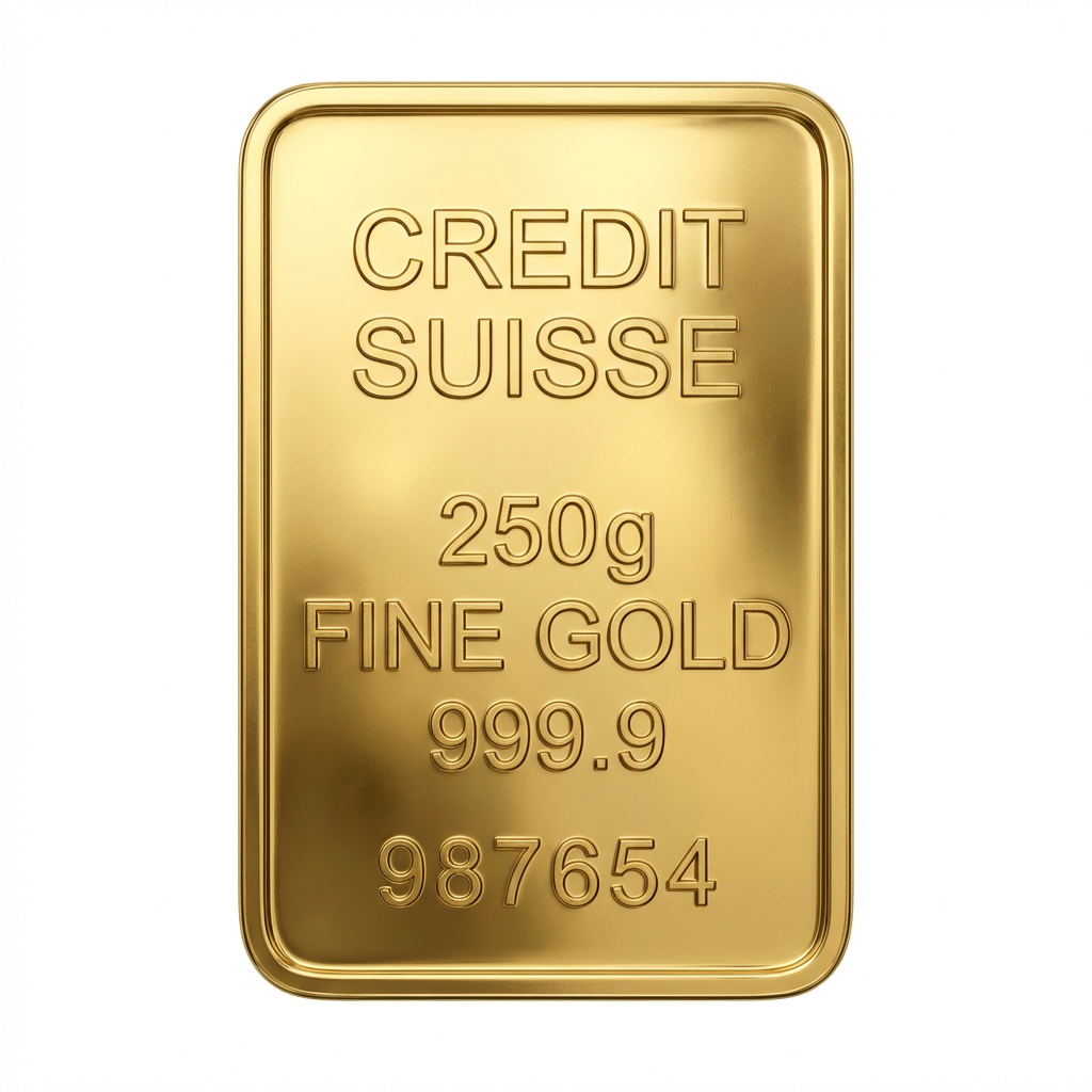 Credit Suisse 250 Gram Gold Bar