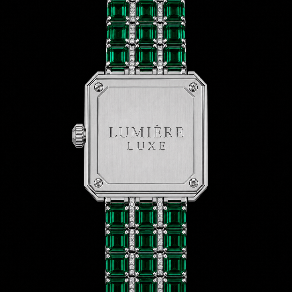 Emerald Royale Diamond Face Watch — alternate view