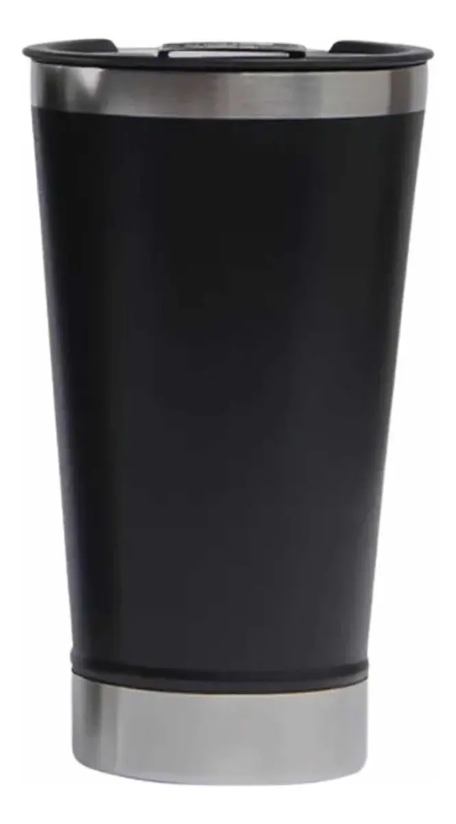 Copo Térmico 473ml Inox com tampa e abridor de garrafa