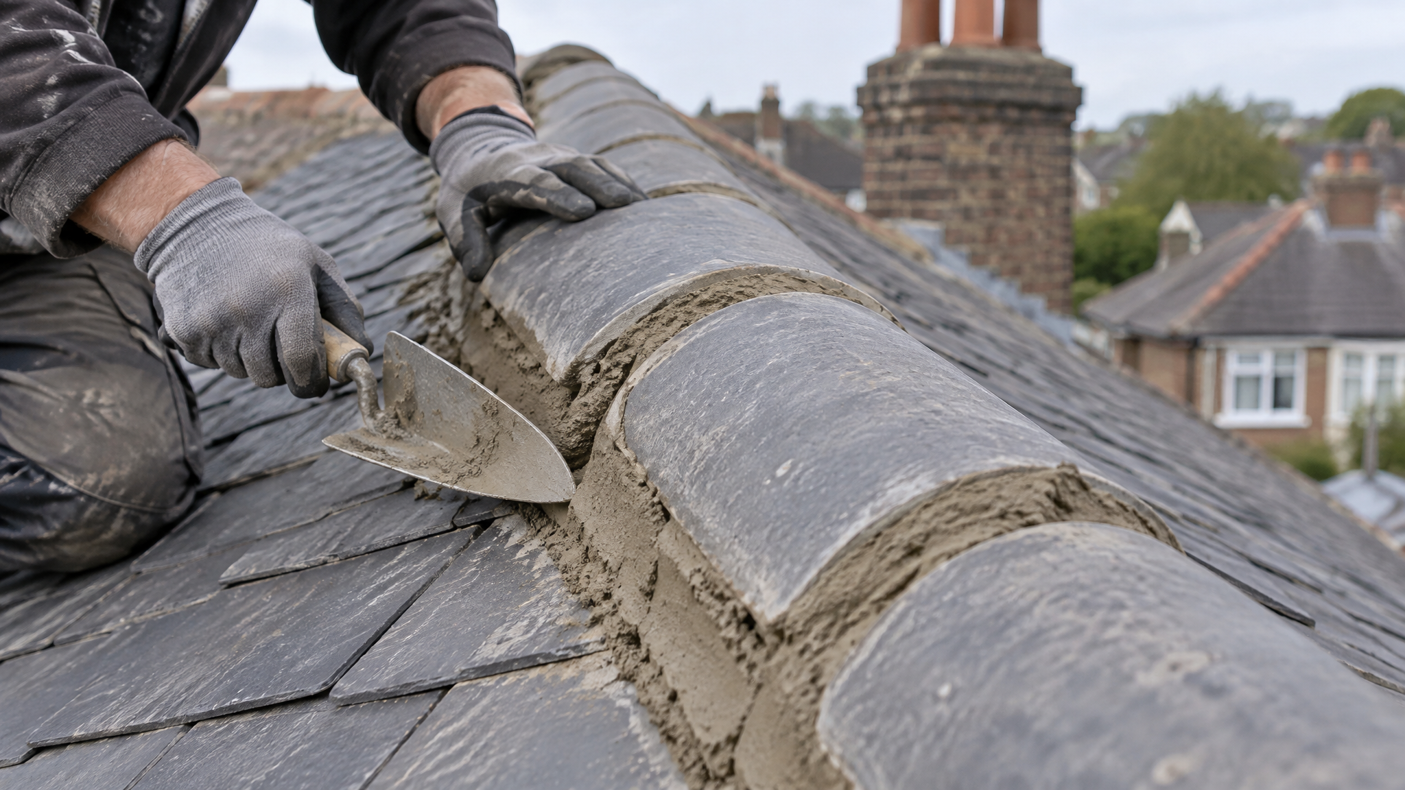 Ridge Tile Repairs in Brighton