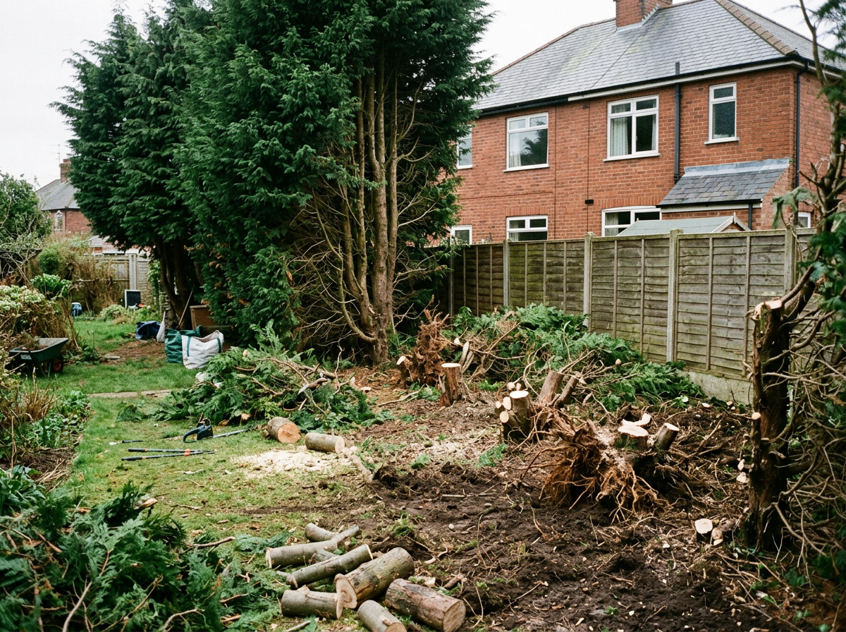 Overgrown Garden Clearance work at a Northamptonshire property – photo 6