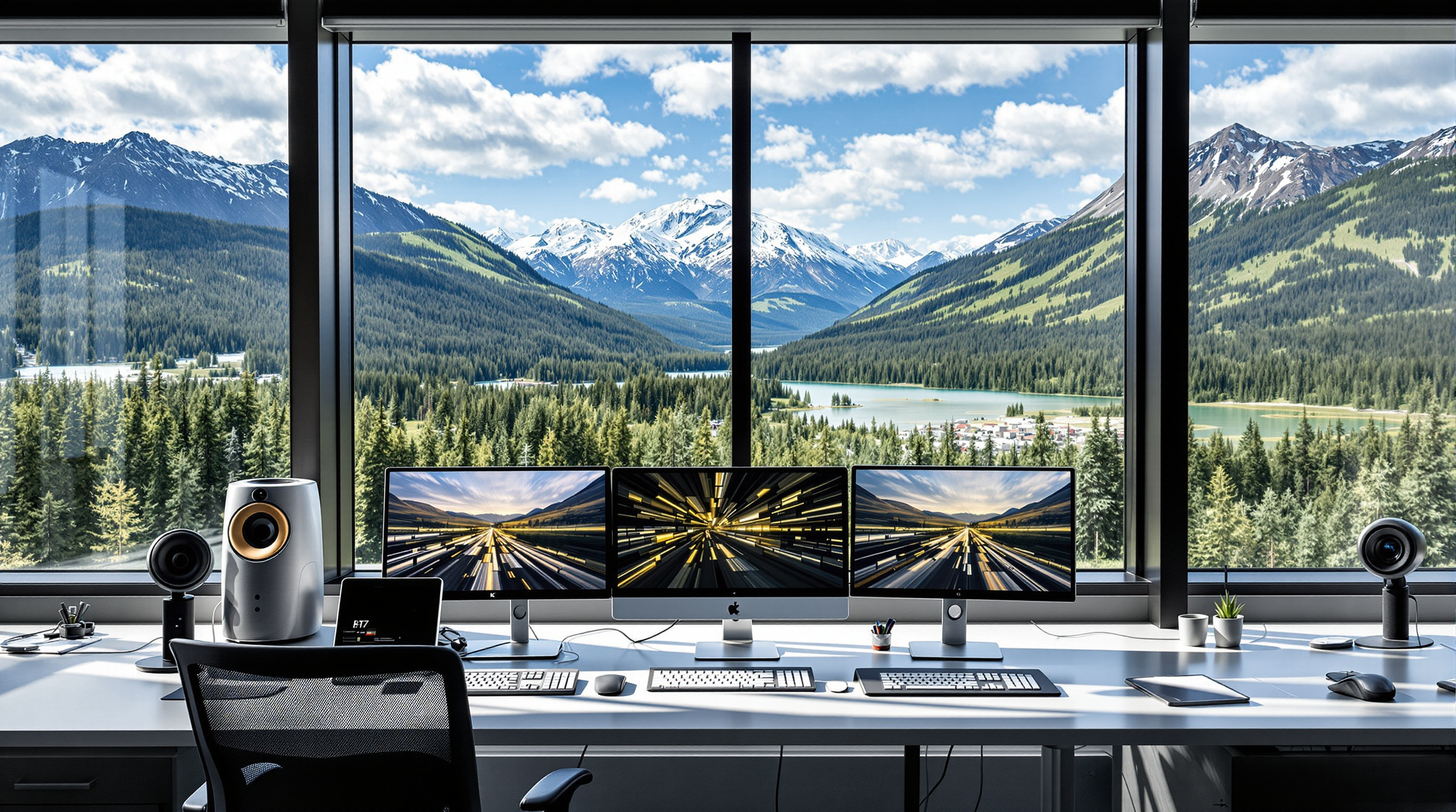 Workspace futuriste Grafostyle