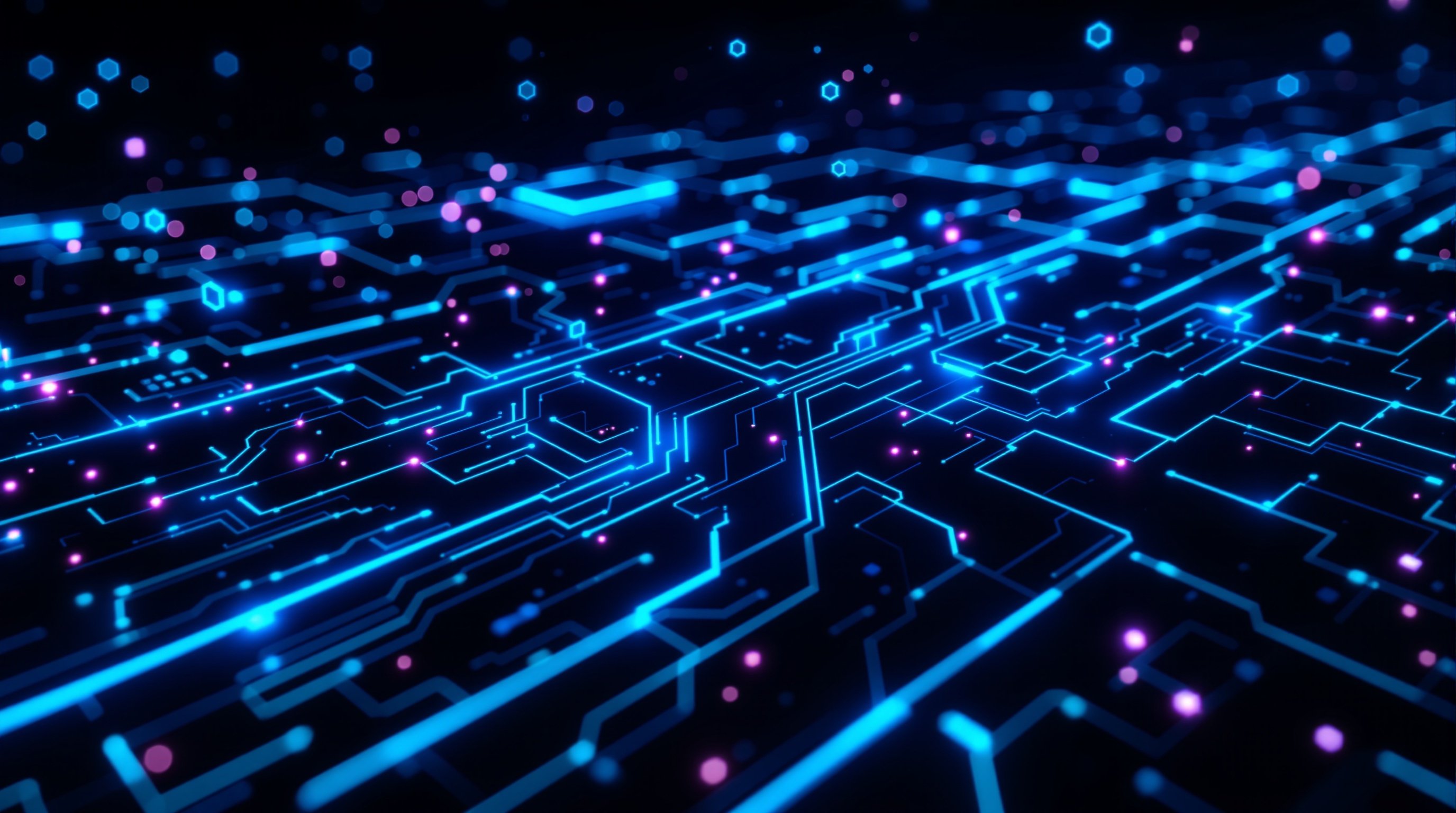 AI automation technology background