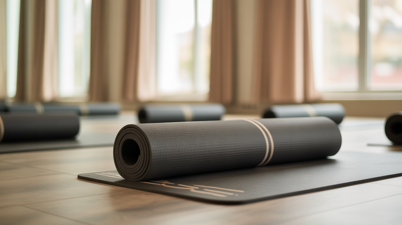 Elegant fitness studio background