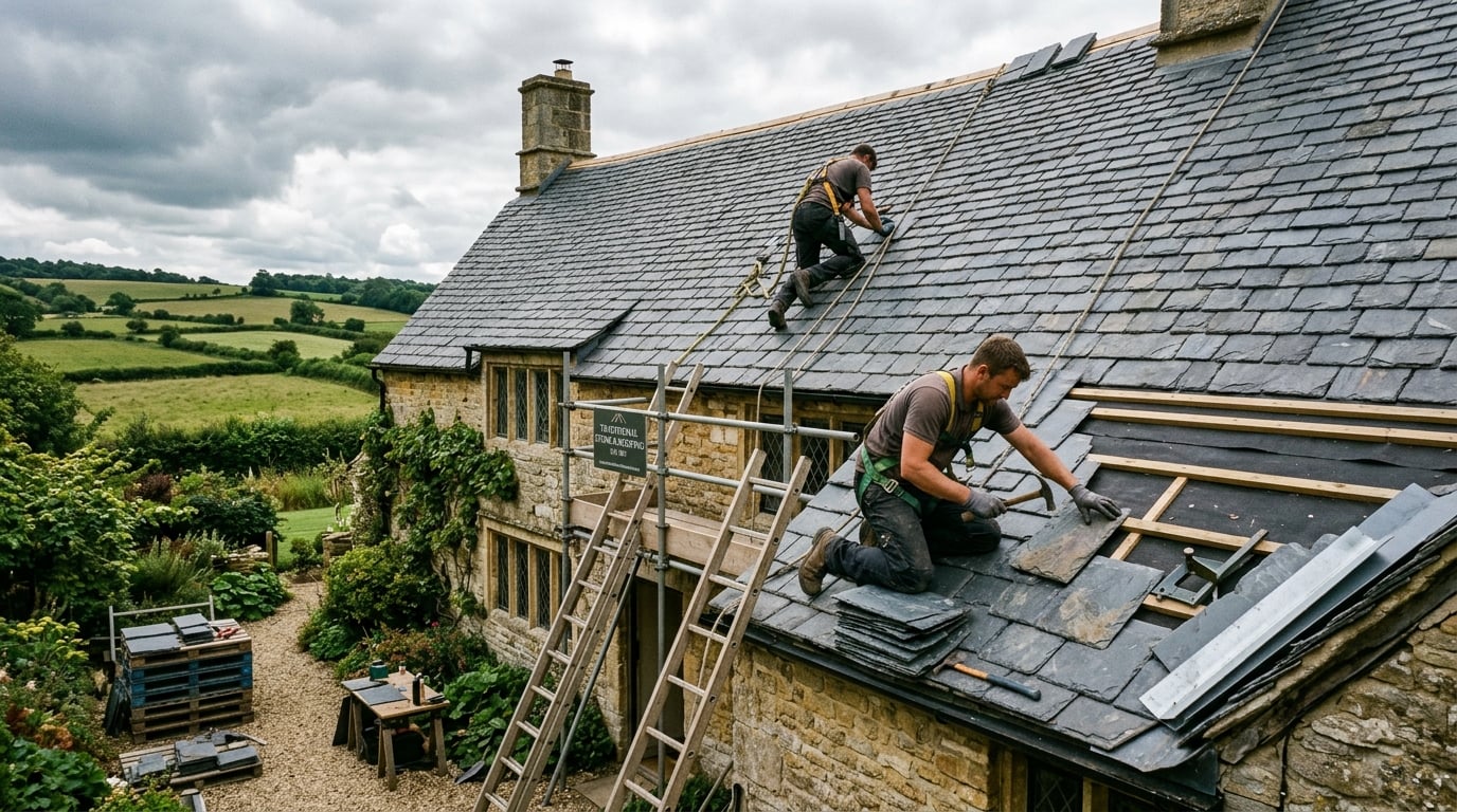 New Slate Roof