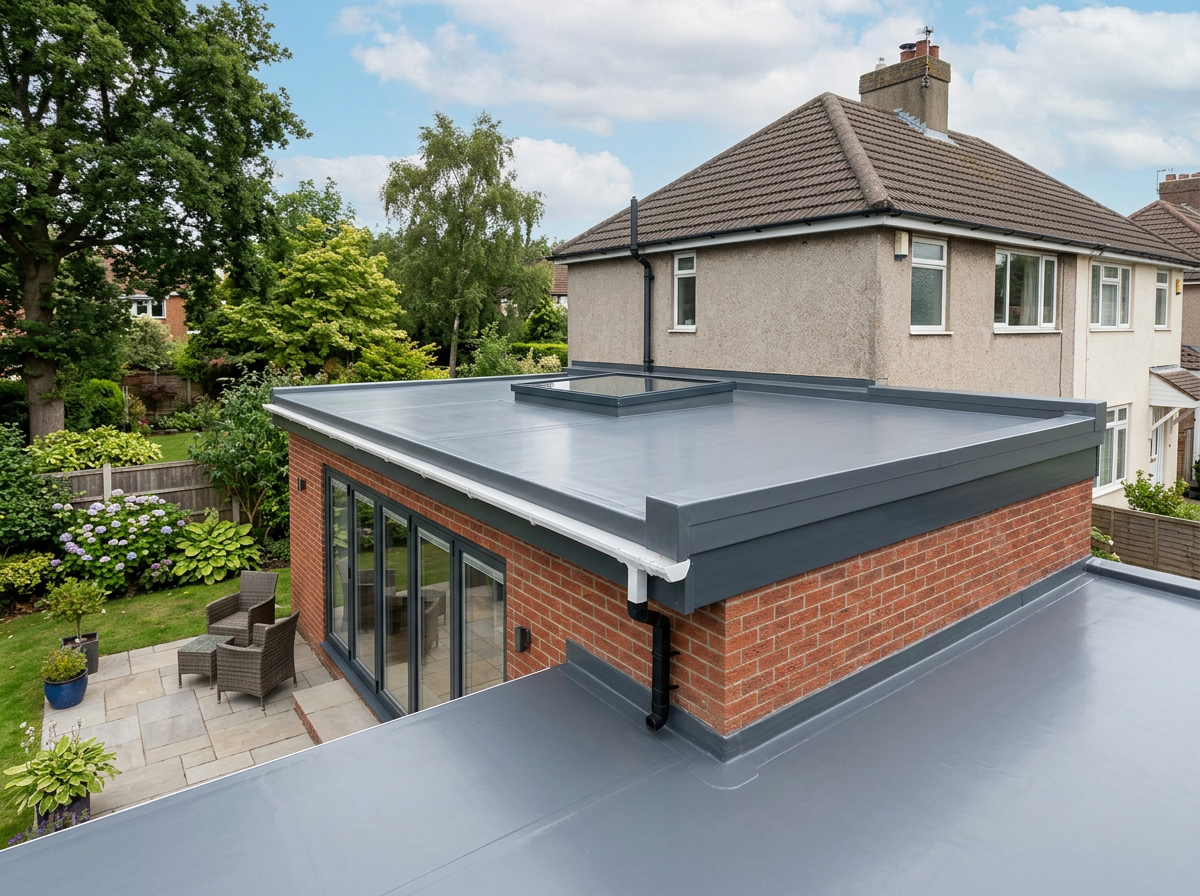 Flat Roofing (EPDM, GRP, Felt) example 1