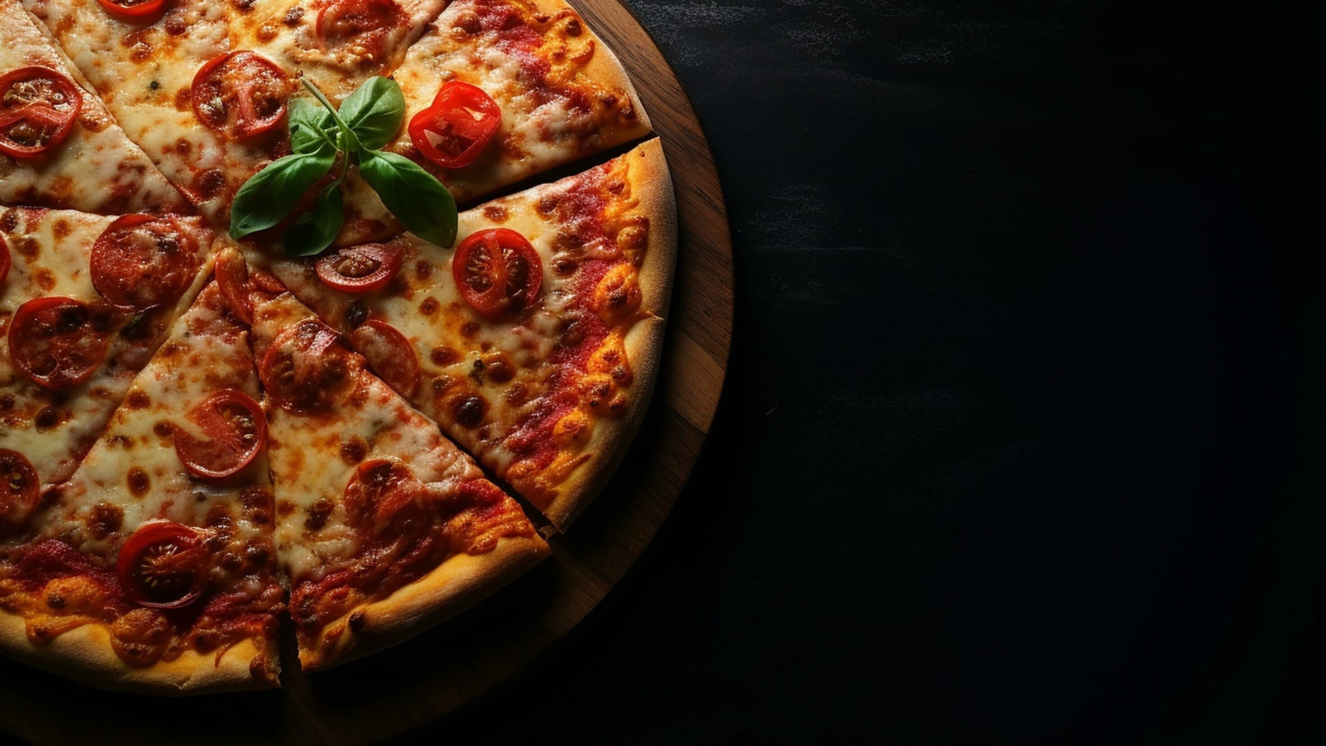 Delicious pepperoni pizza