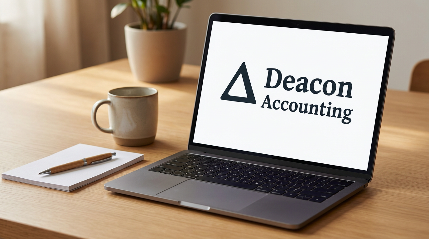 Accounting professionals reviewing financial reports at a desk