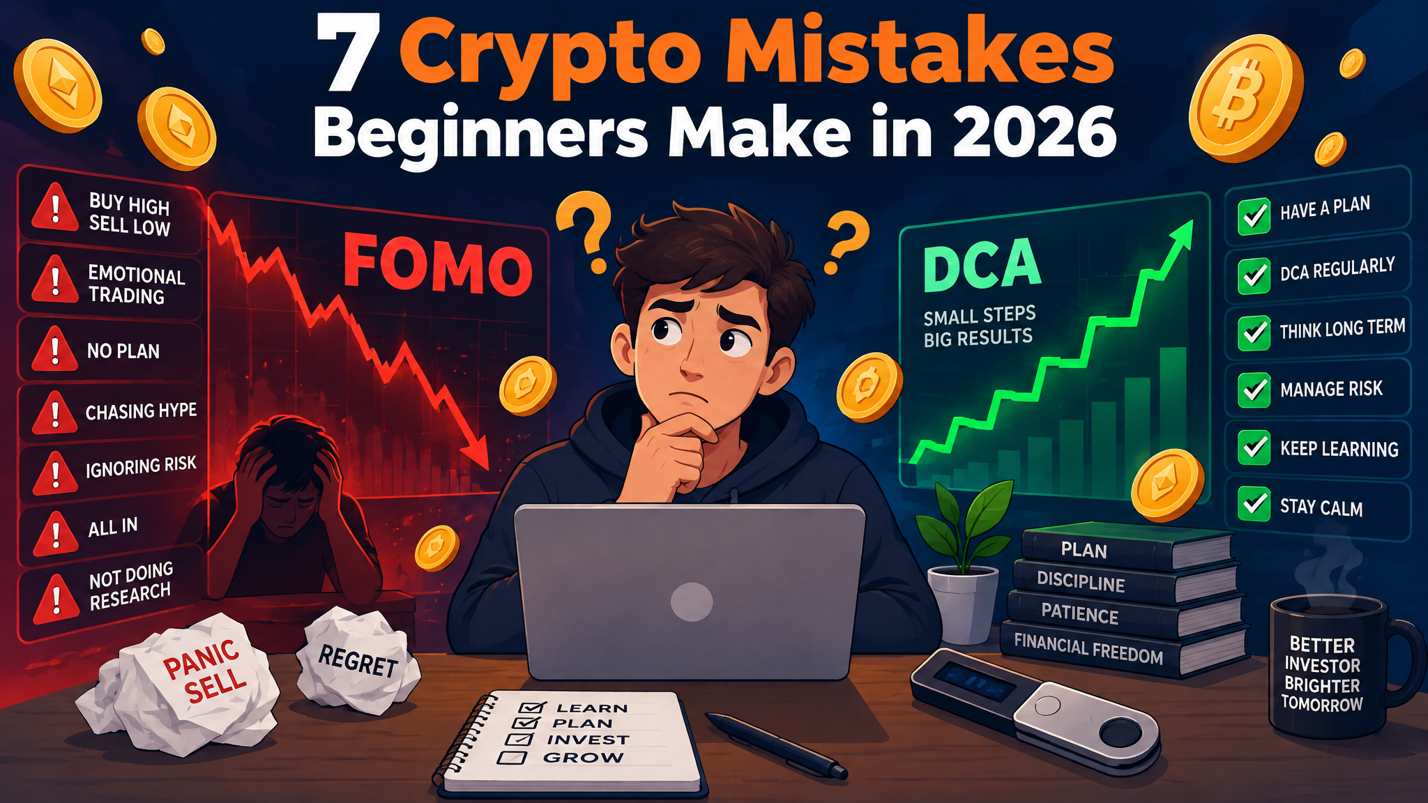 7 Crypto Mistakes Every Beginner Makes in 2026