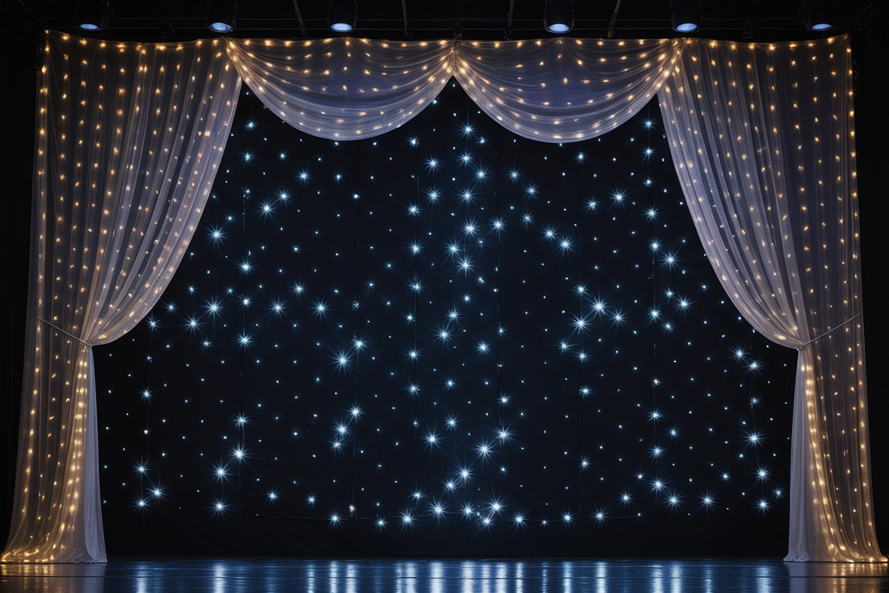 LED Star Curtains