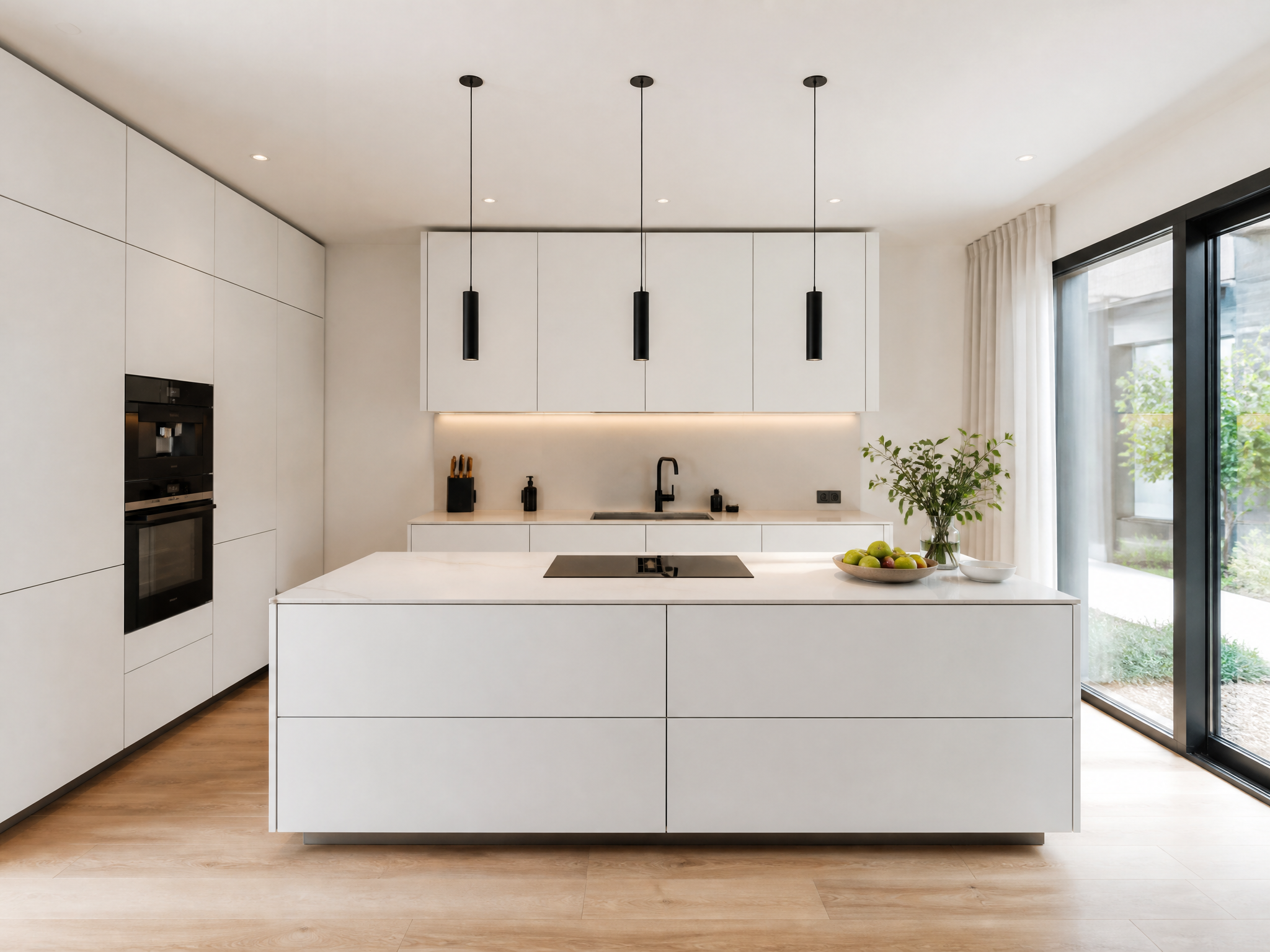 Modern kitchen with clean lines