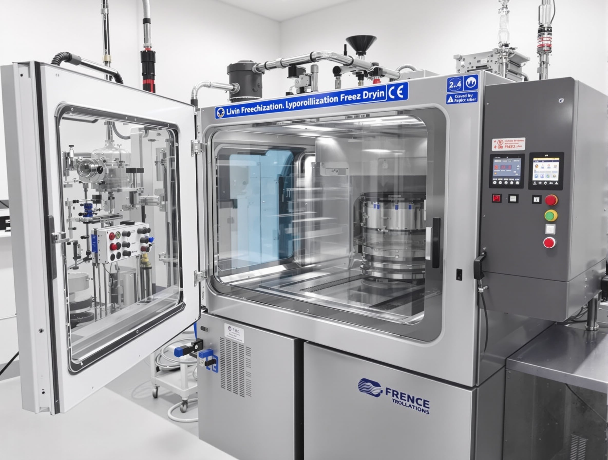 Scientific freeze drying laboratory equipment