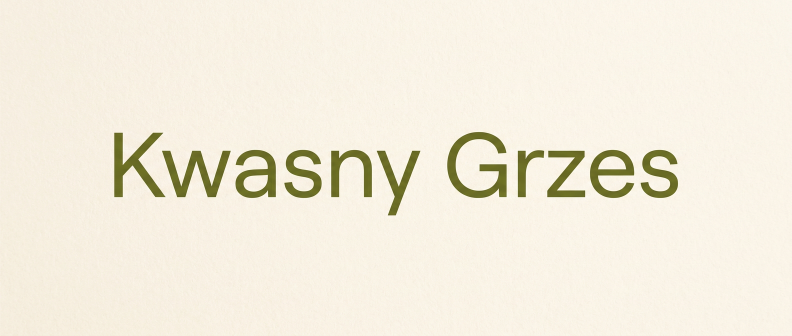 KWAŚNY GRZEŚ logo