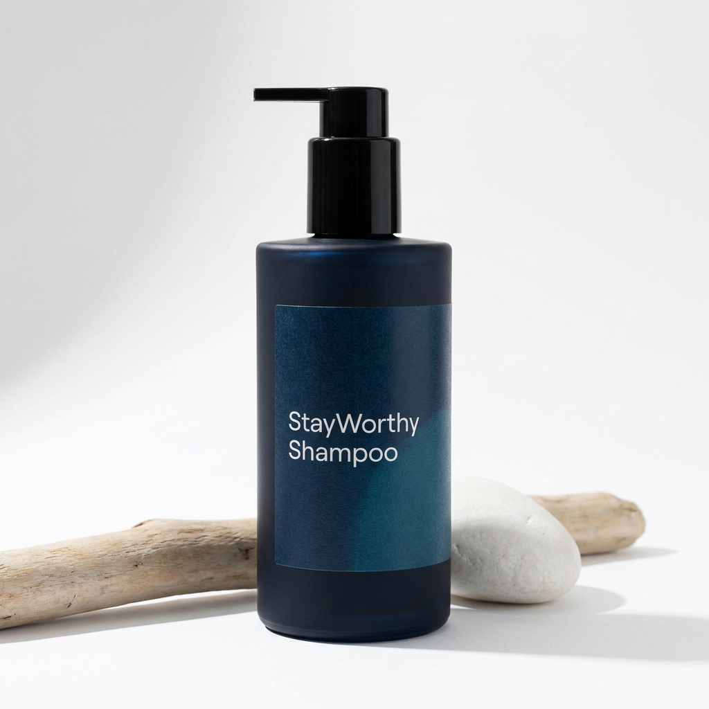 StayWorthy Shampoo - premium amenity bottle