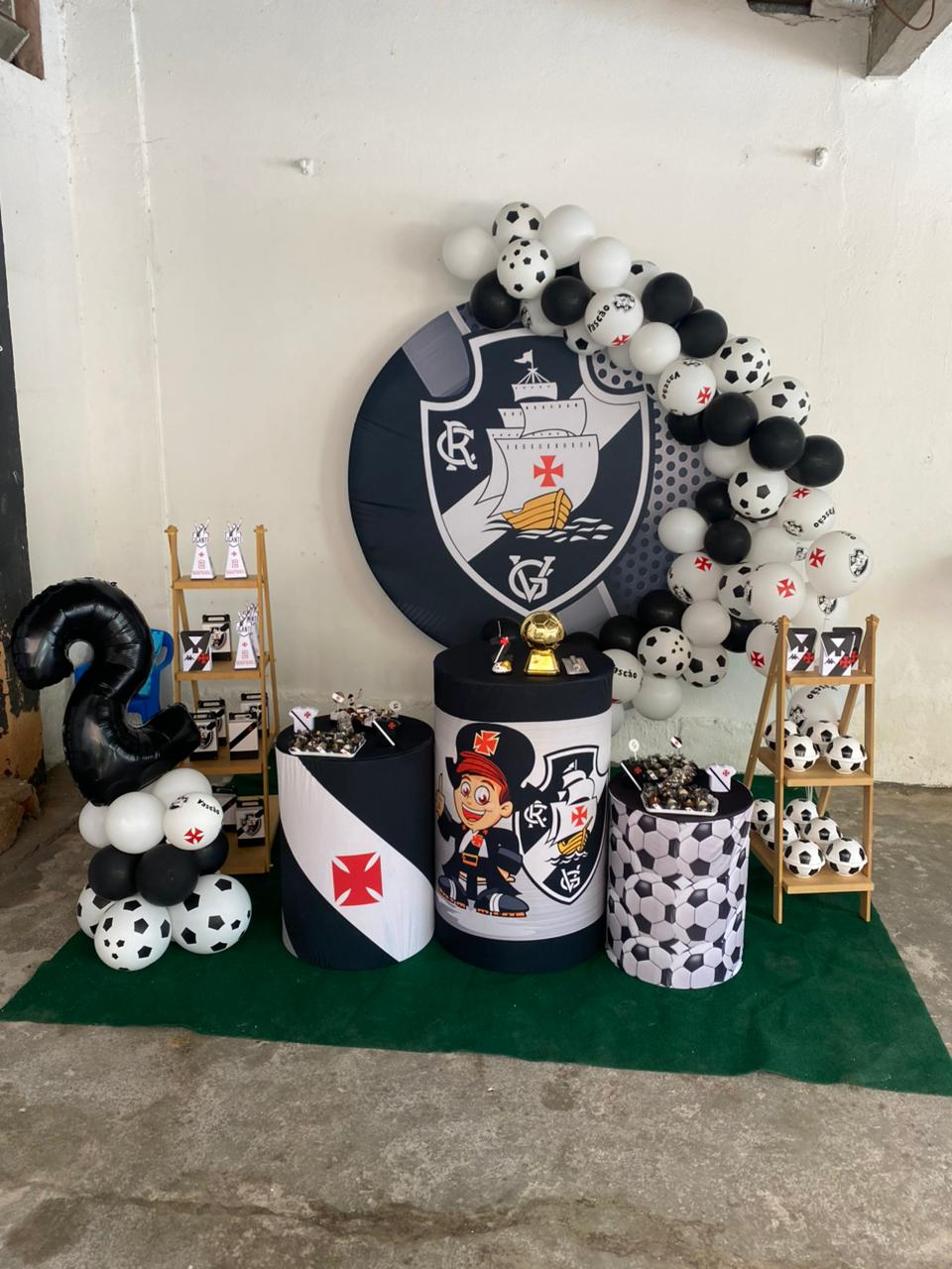 Festa Minecraft - Estrutura com blocos