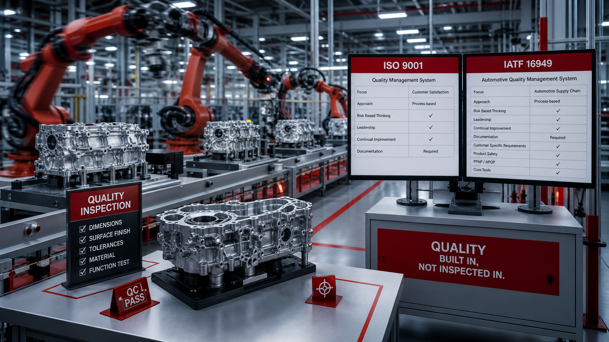 IATF 16949 vs ISO 9001: Key Differences Every Automotive Supplier Must Know