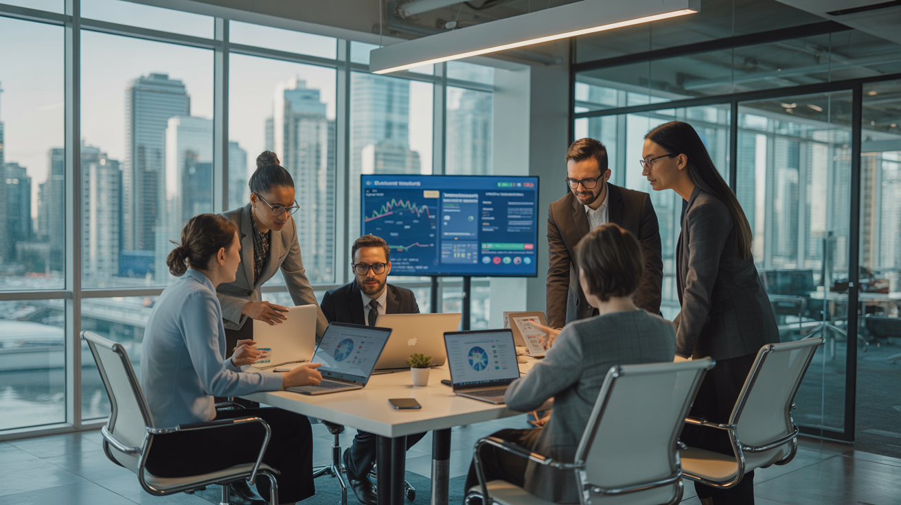 Elite Prime digital marketing team in Vancouver office