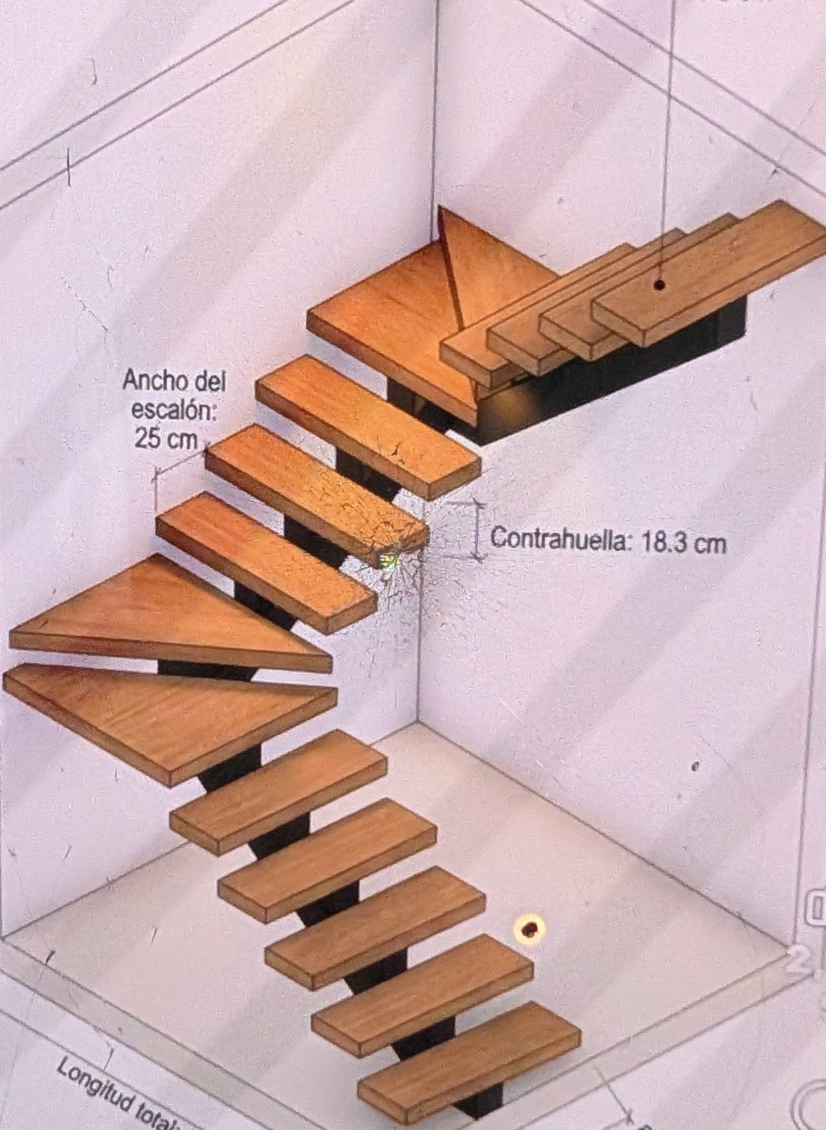 New Floating Staircase with Glass Railings