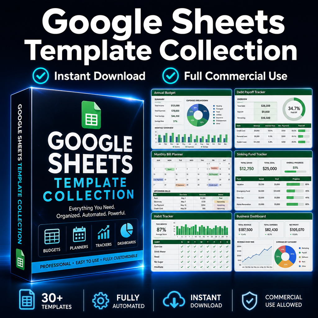 Google Sheets Template Collection