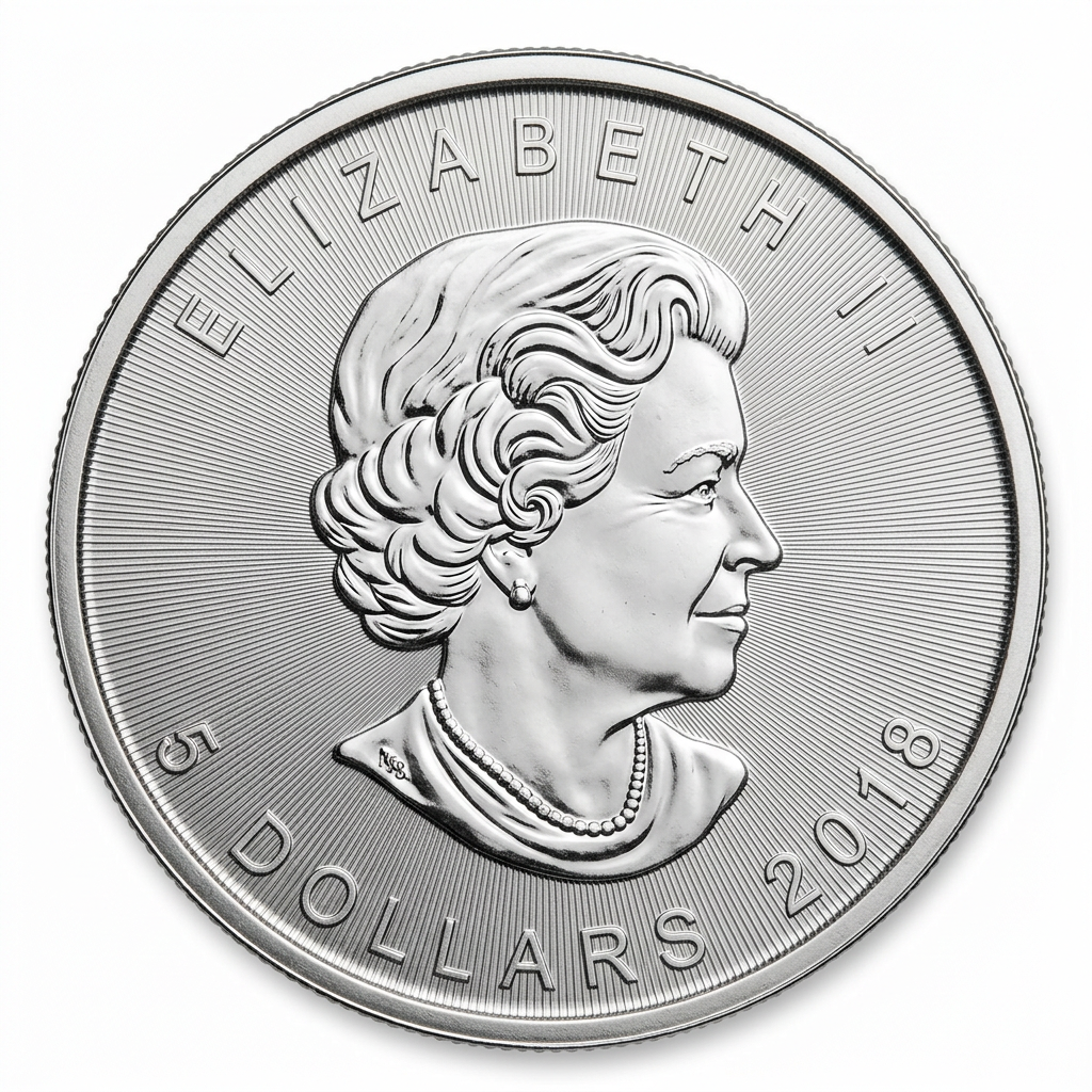 Royal Canadian Mint 1 oz Maple Leaf 2018 Silver Coin
