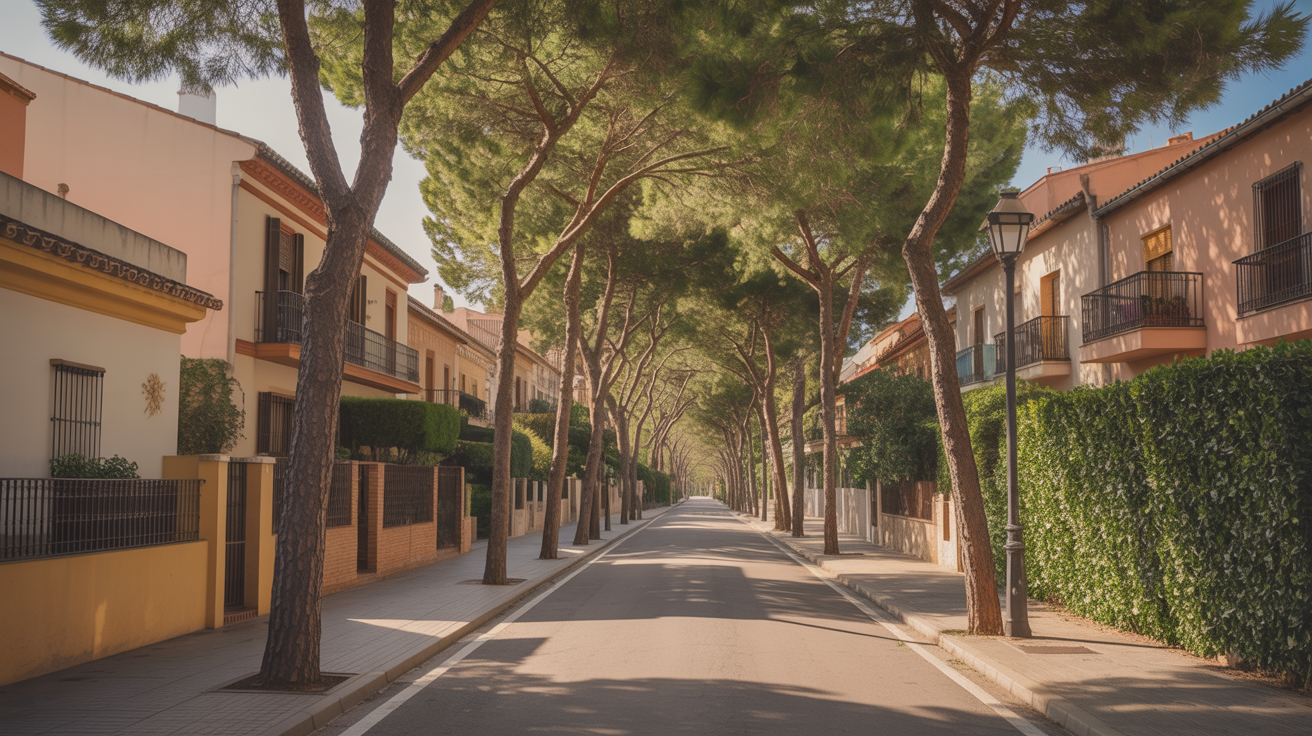 Barrio La Font dels Enamorats en Caldes de Montbui - zona residencial