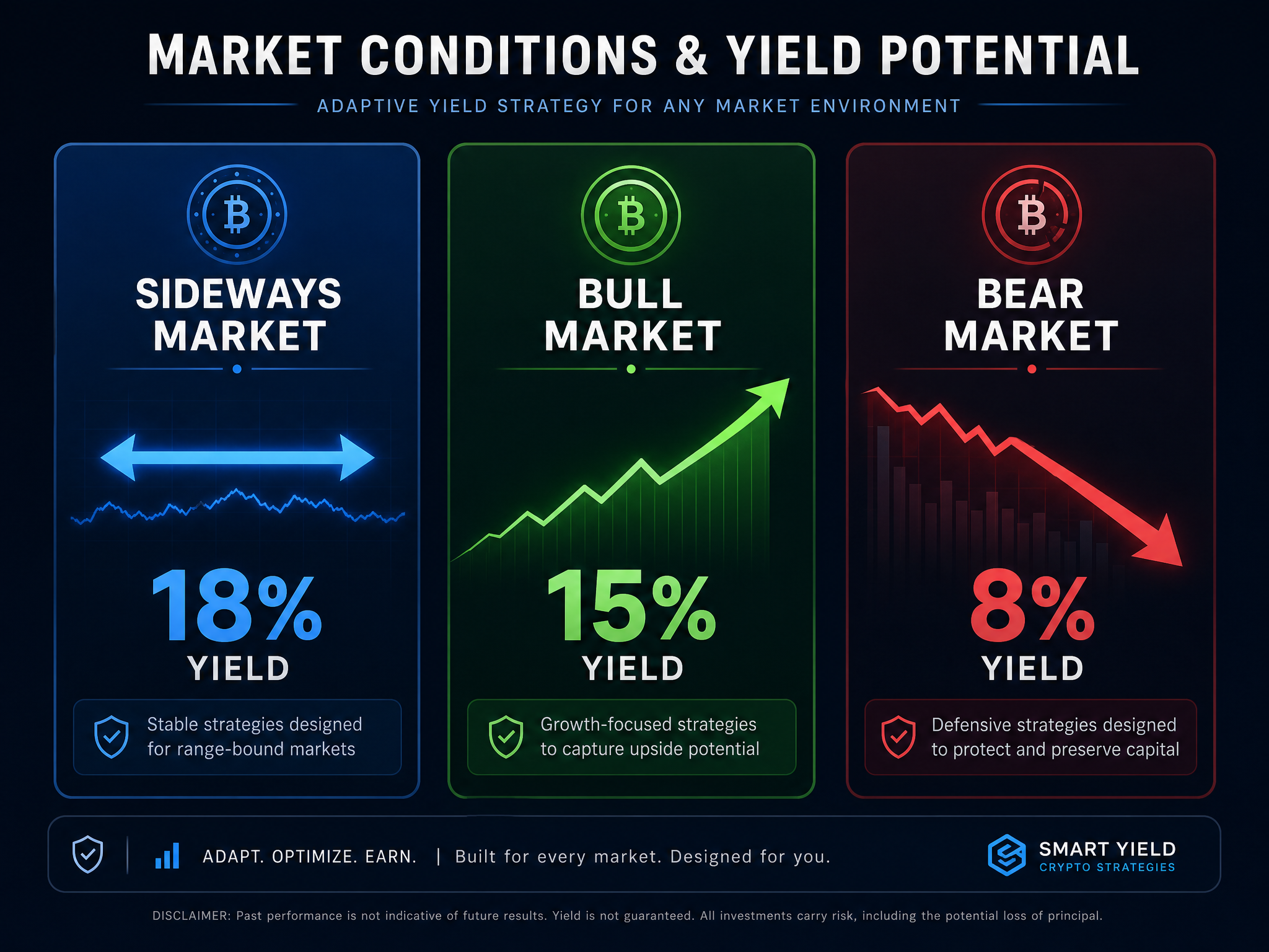 Bitcoin covered call ETF strategy performance across sideways bull bear markets 2026
