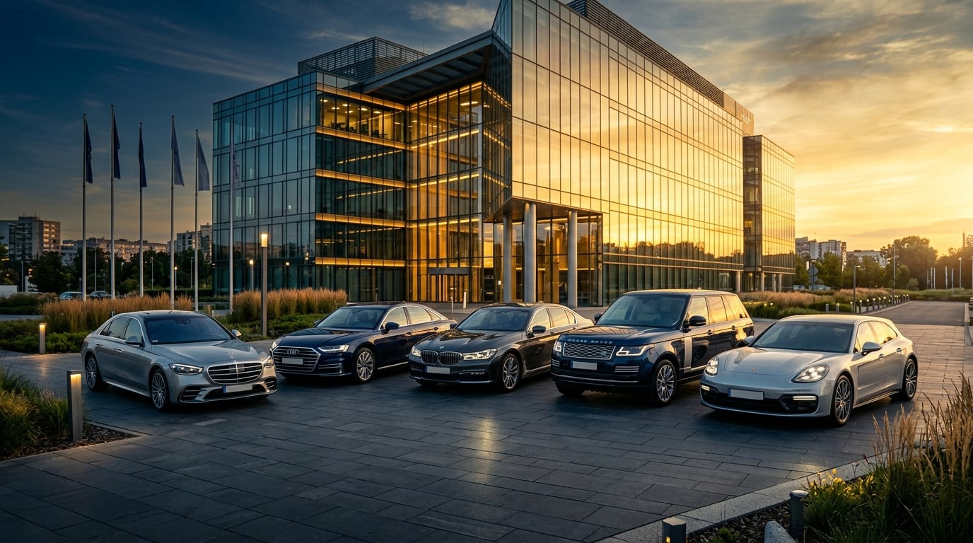 Premium fleet of rental vehicles
