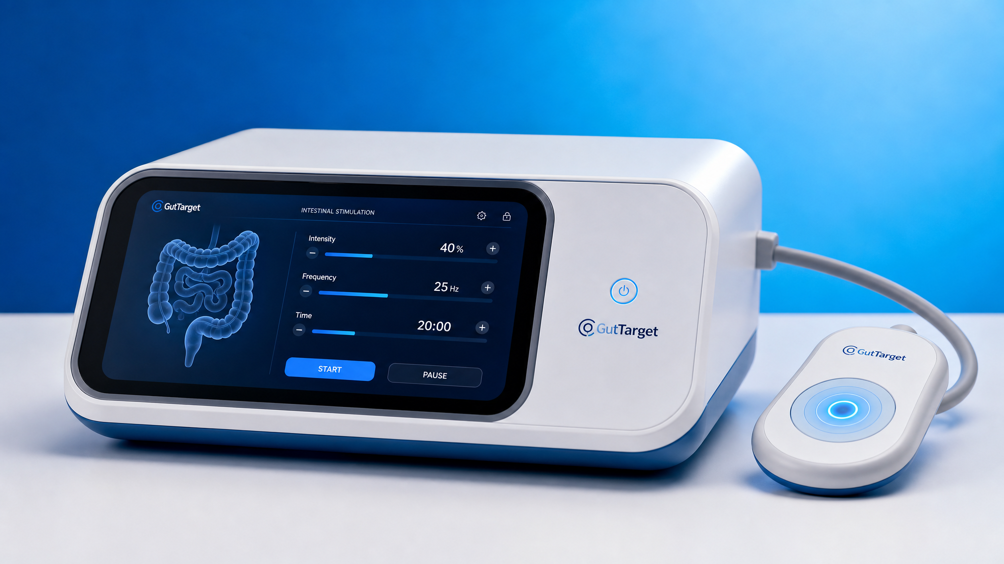 Dispositif médical GutTarget - appareil ultrasonique pour confort intestinal