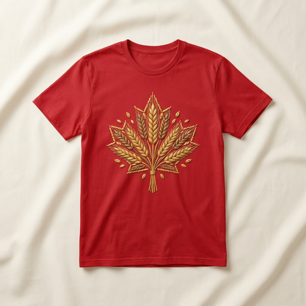 Wheat Maple Leaf T-Shirt