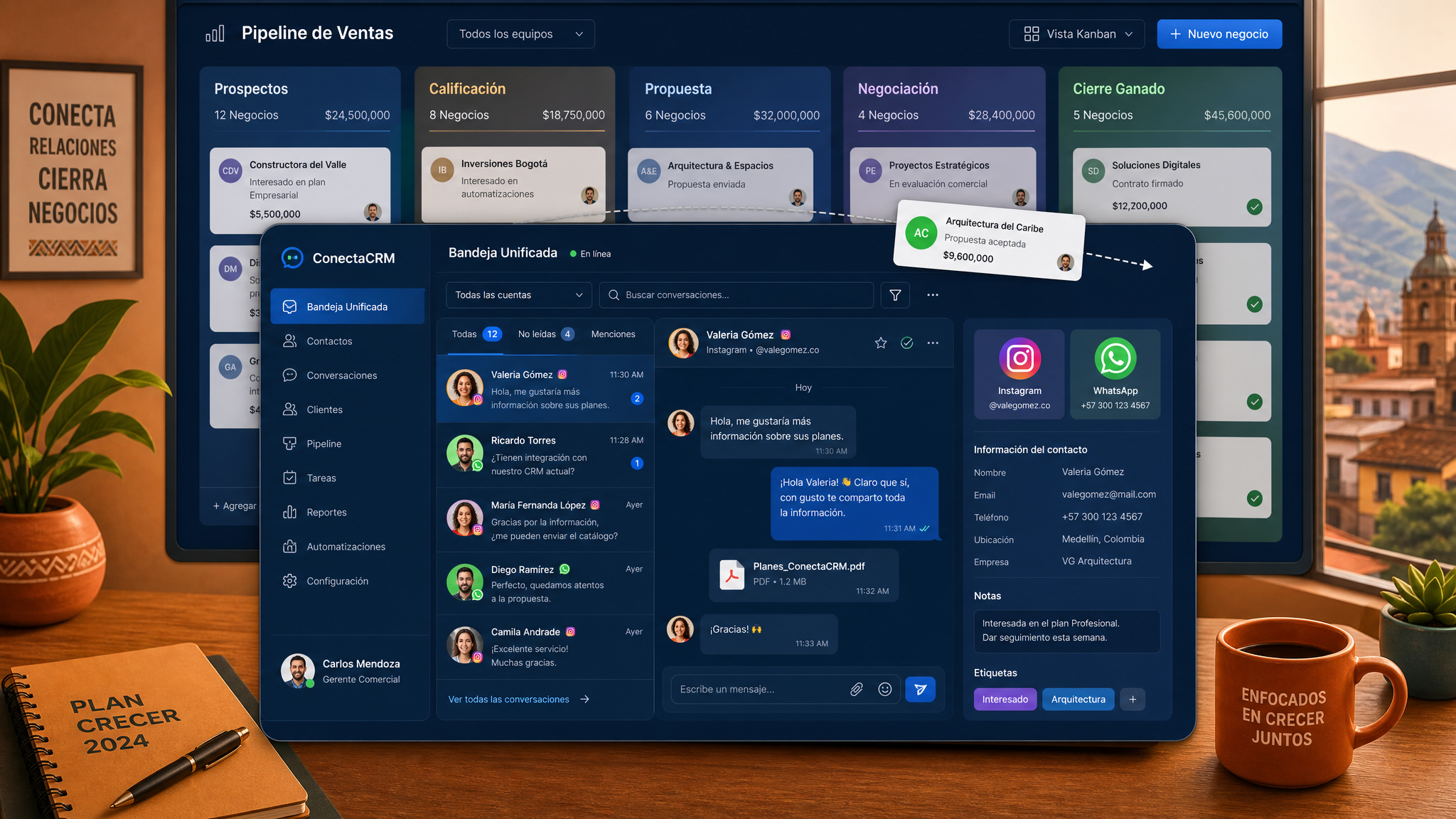 CRM para Instagram y WhatsApp: La Guía Completa de Integración 2026