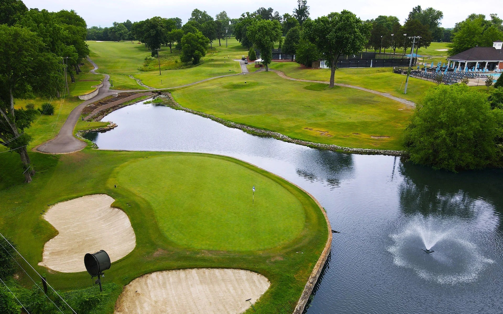 Fairway at a Tennessee golf course