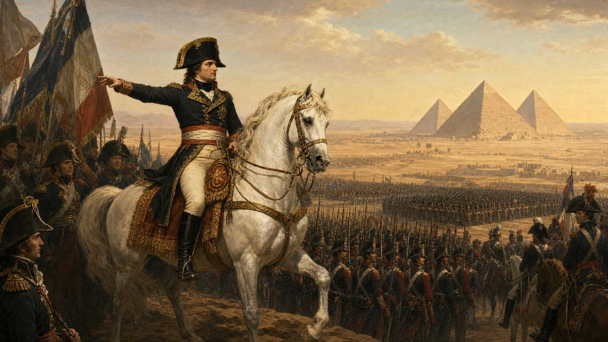Harangue avant les Pyramides