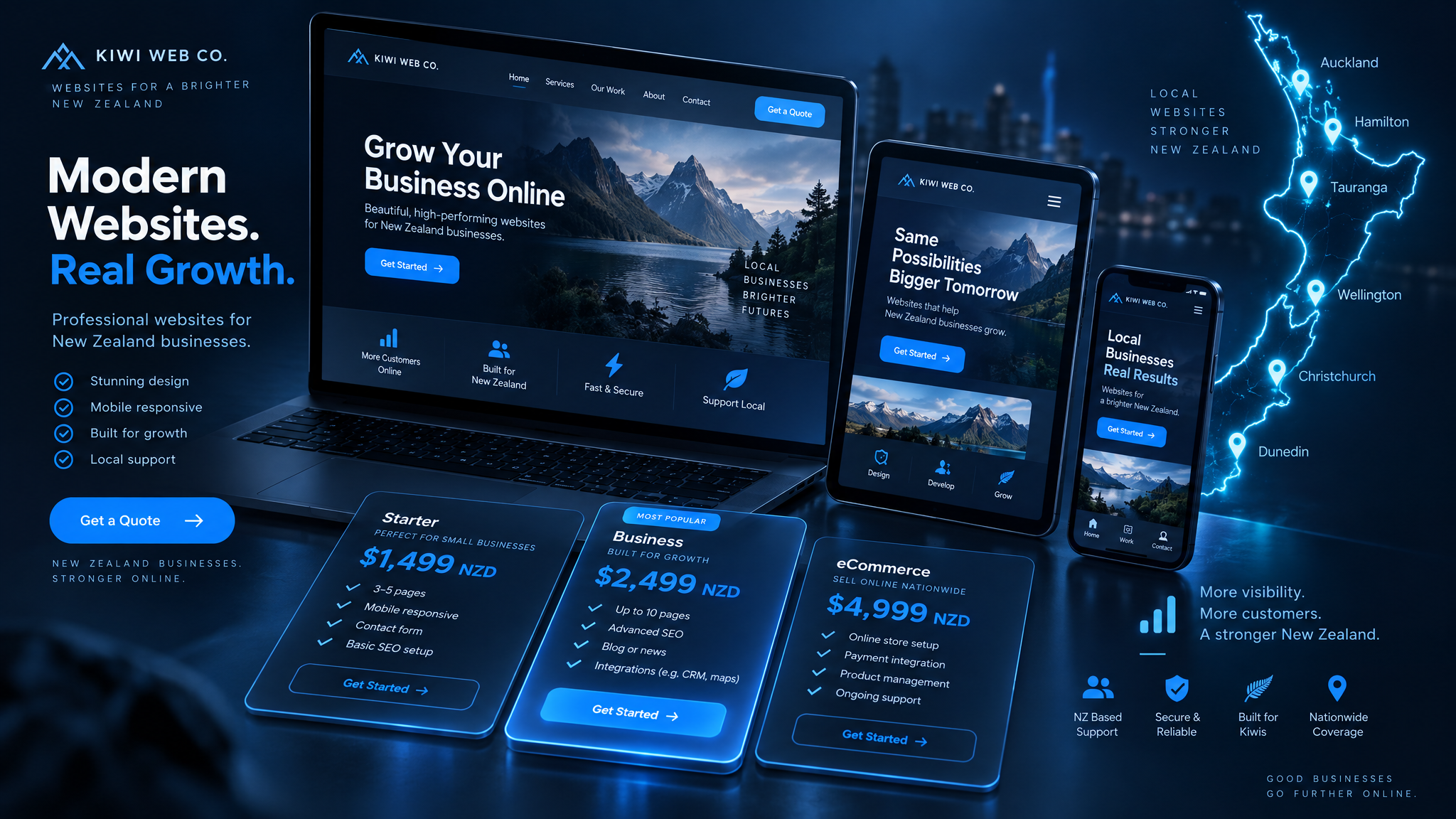 How Much Does a Business Website Cost in New Zealand?