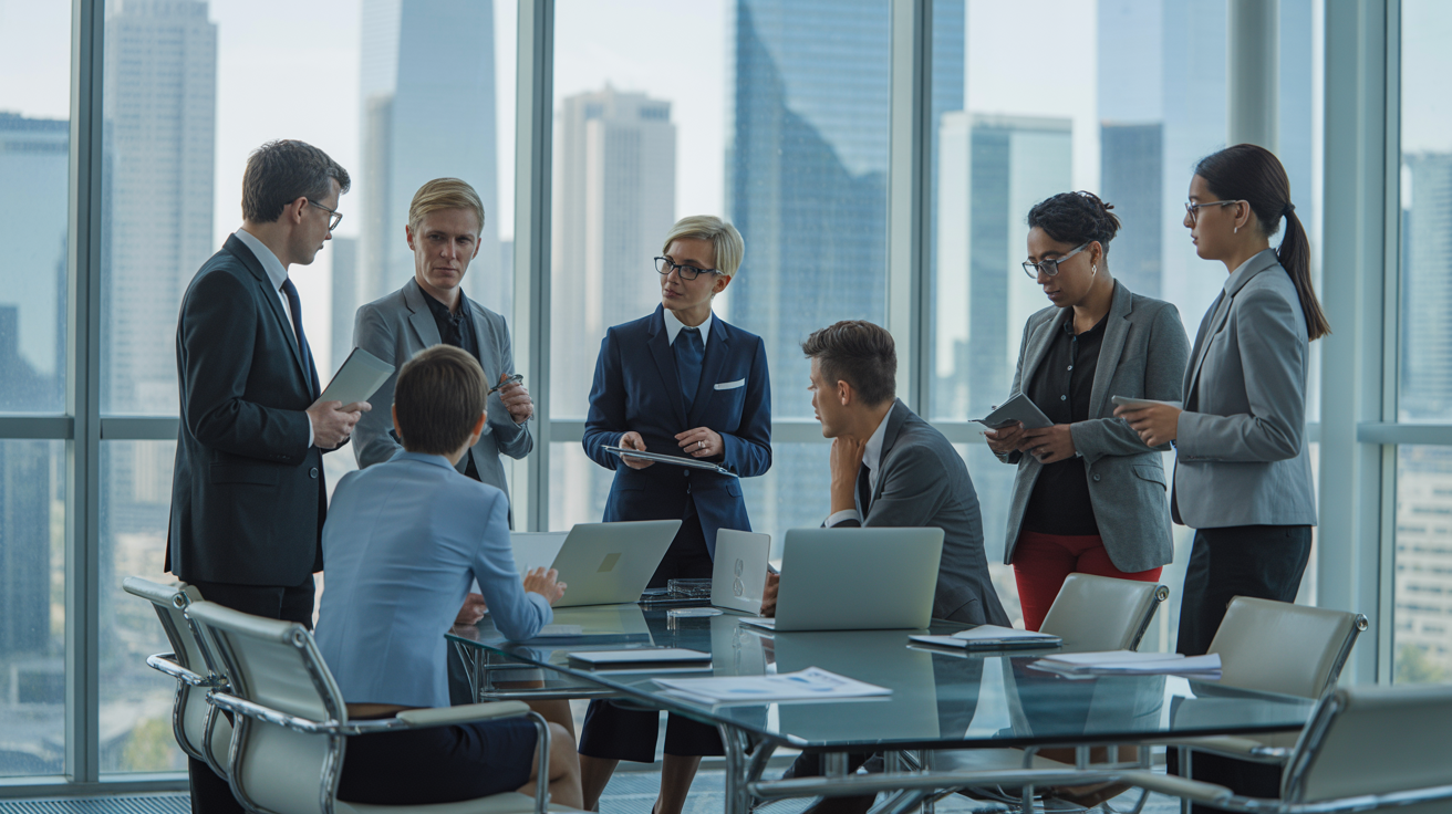 Professional consulting team