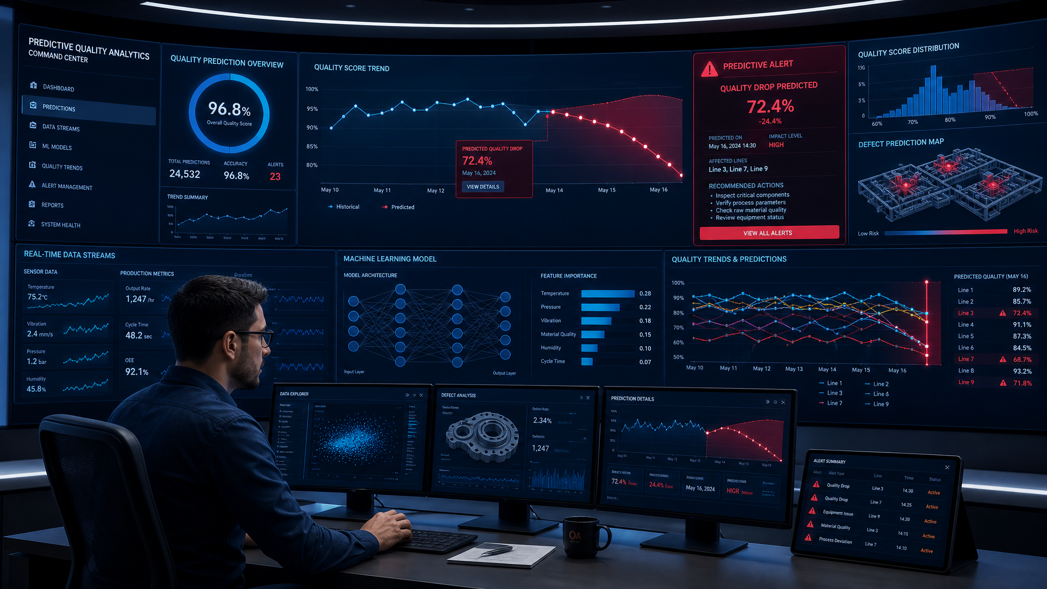 Predictive Quality Analytics: Using Data to Prevent Defects Before They Occur