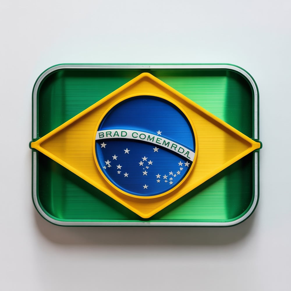 Emblema Brasil para Carro
